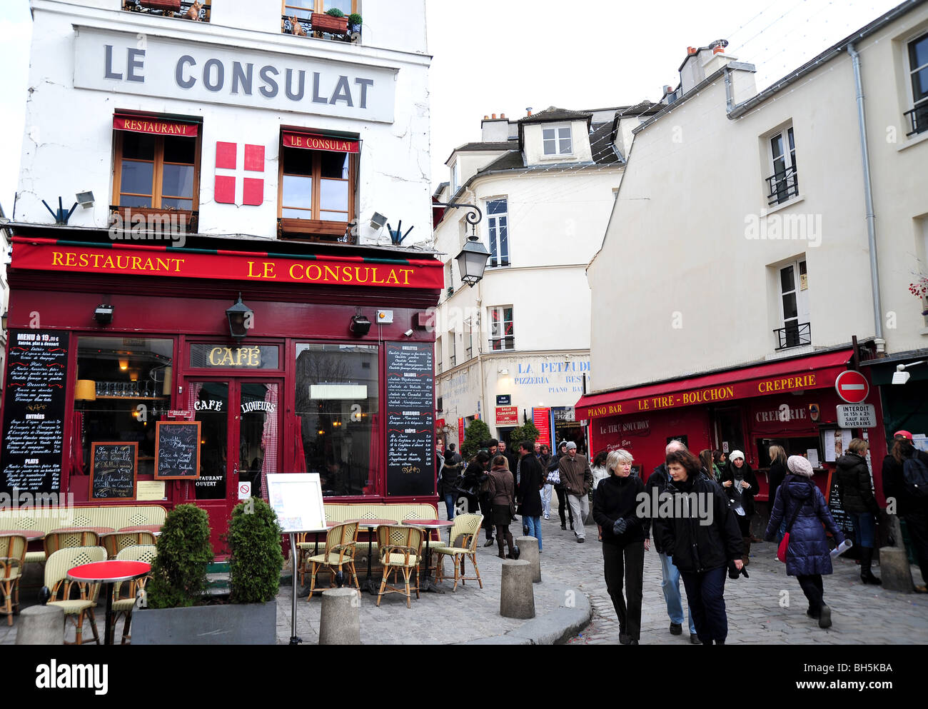 Place du tertre Foto Stock