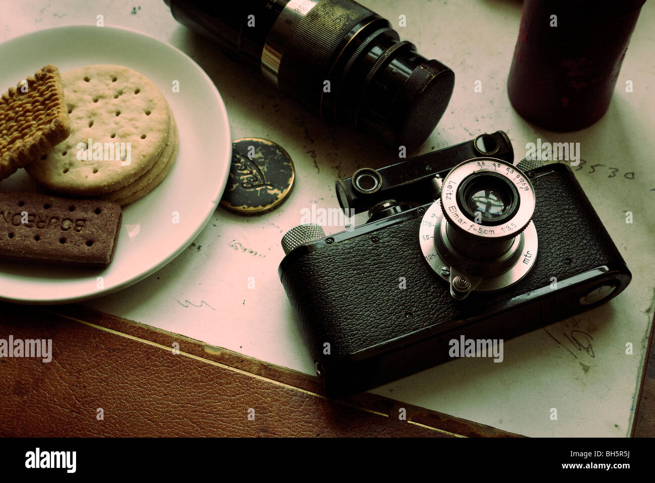 Inizio Lieca fotocamera da 35mm Foto Stock