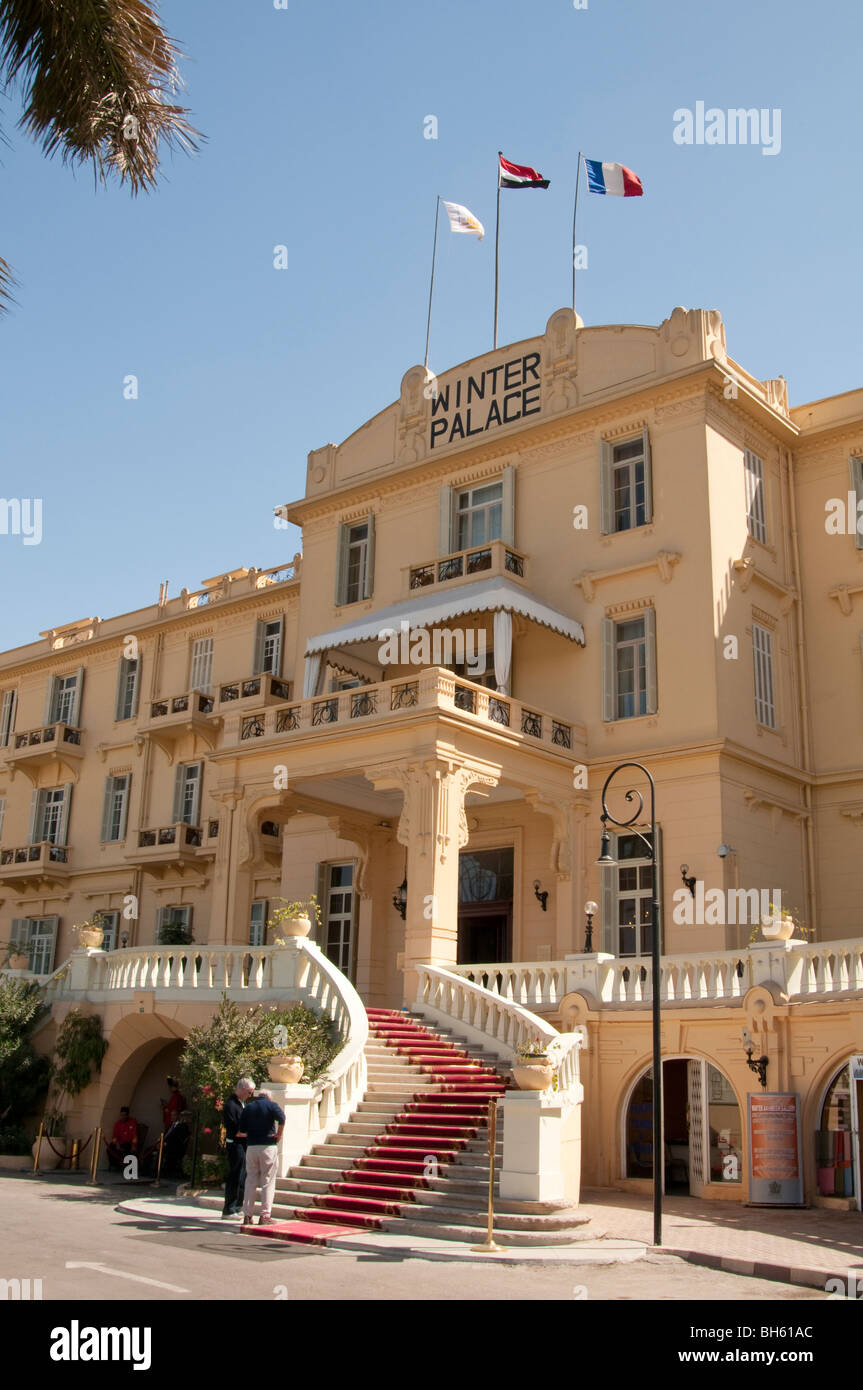Winter Palace Hotel a Luxor, Egitto, Africa Foto Stock
