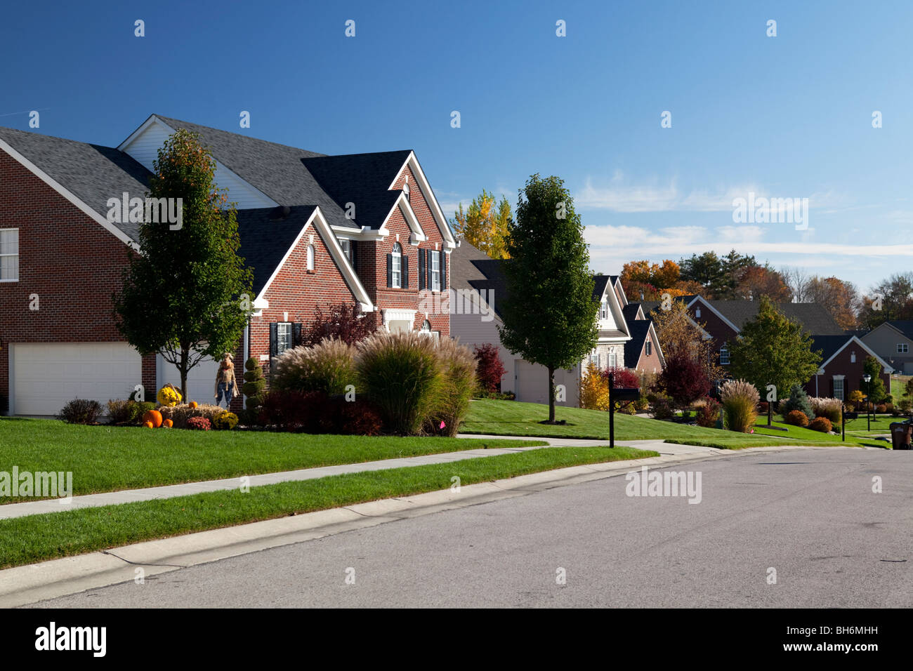 Collinare di sviluppo del Kentucky. Bellissima zona residenziale. Foto Stock
