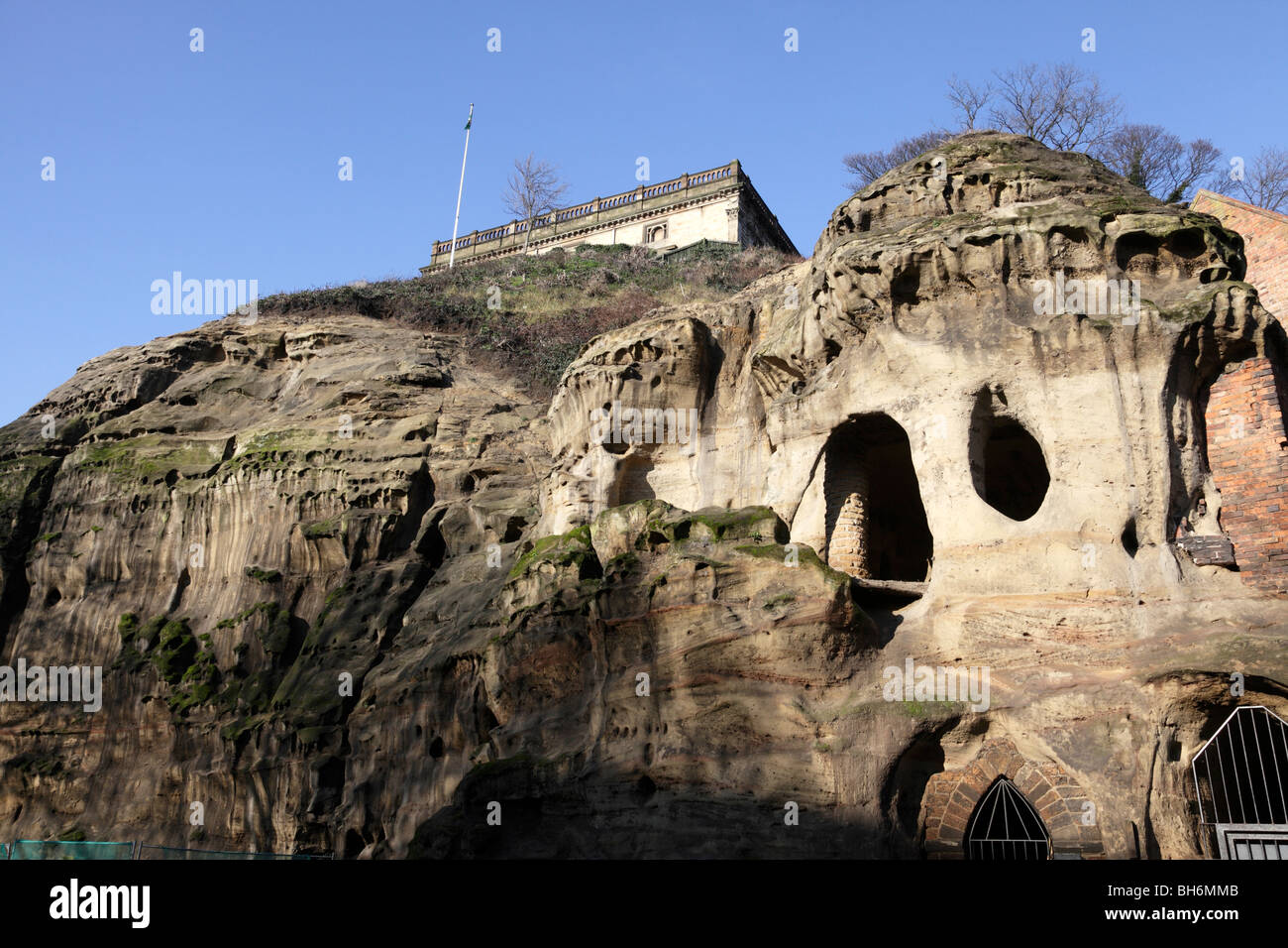 Le grotte di Nottingham nel cantiere di tini di filtrazione Nottingham Regno Unito Foto Stock