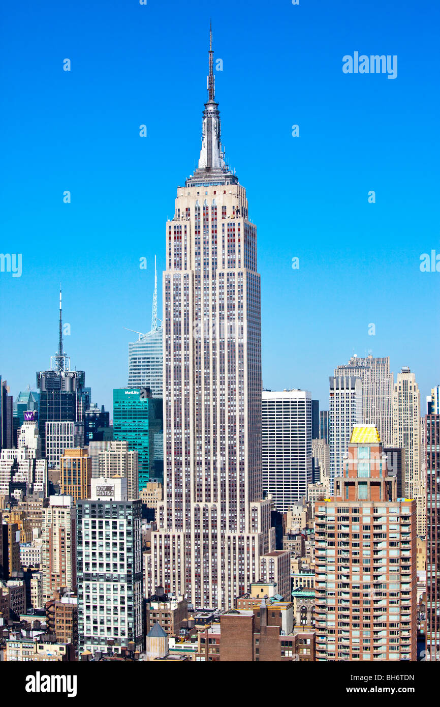 Empire State Building di New York City Foto Stock