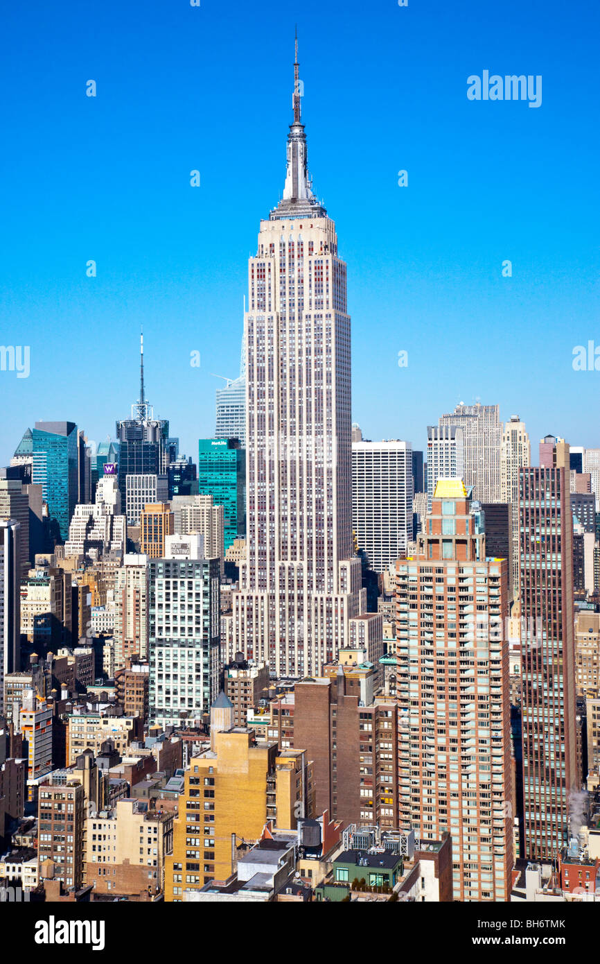 Empire State Building di New York City Foto Stock