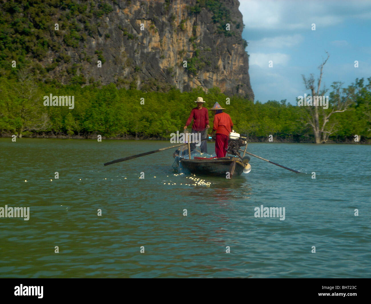 Phang Nga Island, isola rocciosa, Thailandia Foto Stock