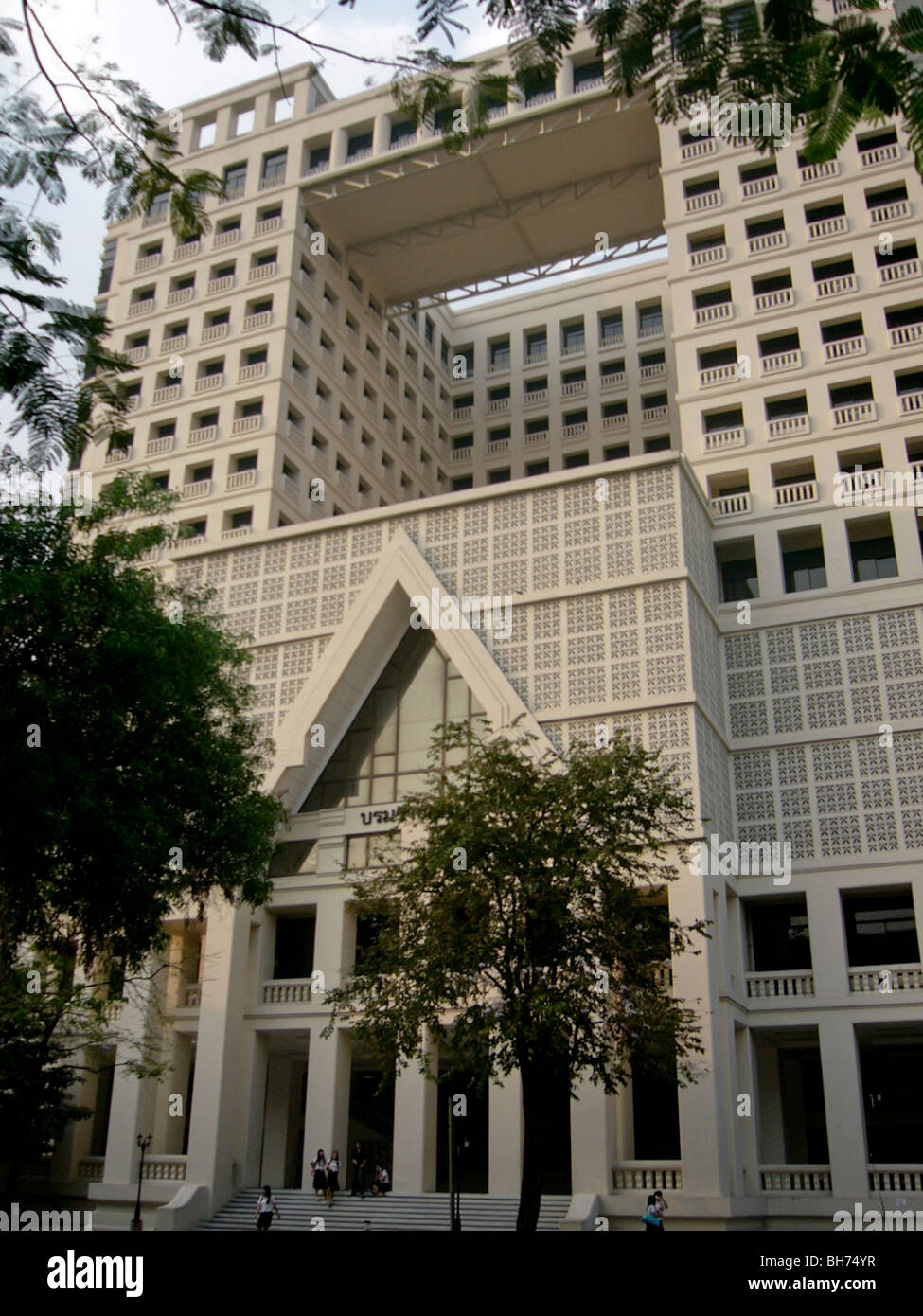 Bangkok, Thailandia, architettura moderna, hotel lussuoso edificio in centro città Foto Stock