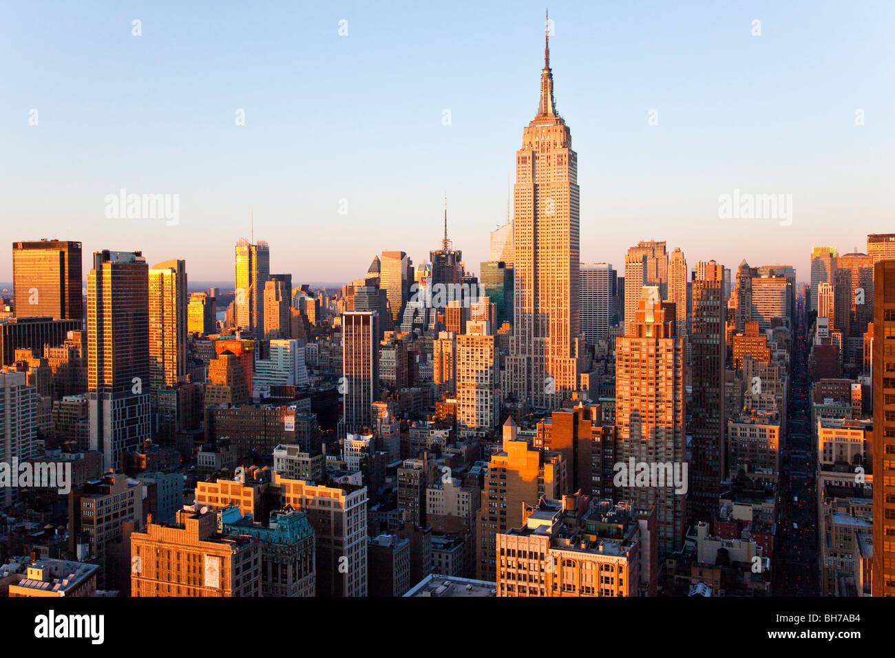 Empire State Building di New York City Foto Stock