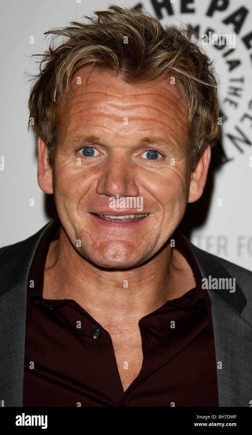 GORDON RAMSAY UNA NOTTE A HELLS KITCHEN AL PALEY CENTER BEVERLY HILLS LOS ANGELES STATI UNITI D'AMERICA 20 Novembre 2007 Foto Stock