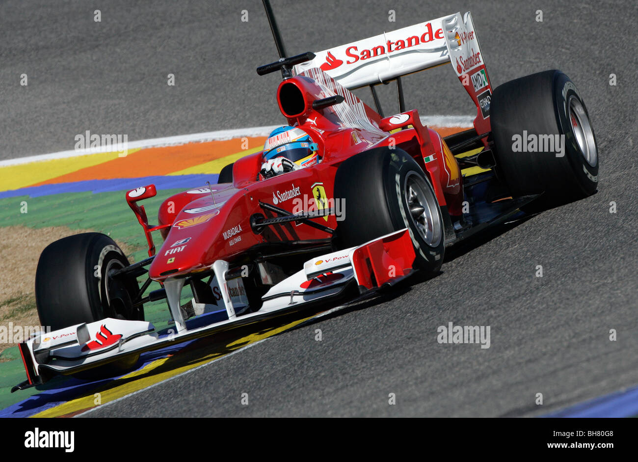 Fernando Alonso - Ferrari racing team di F1 Foto Stock