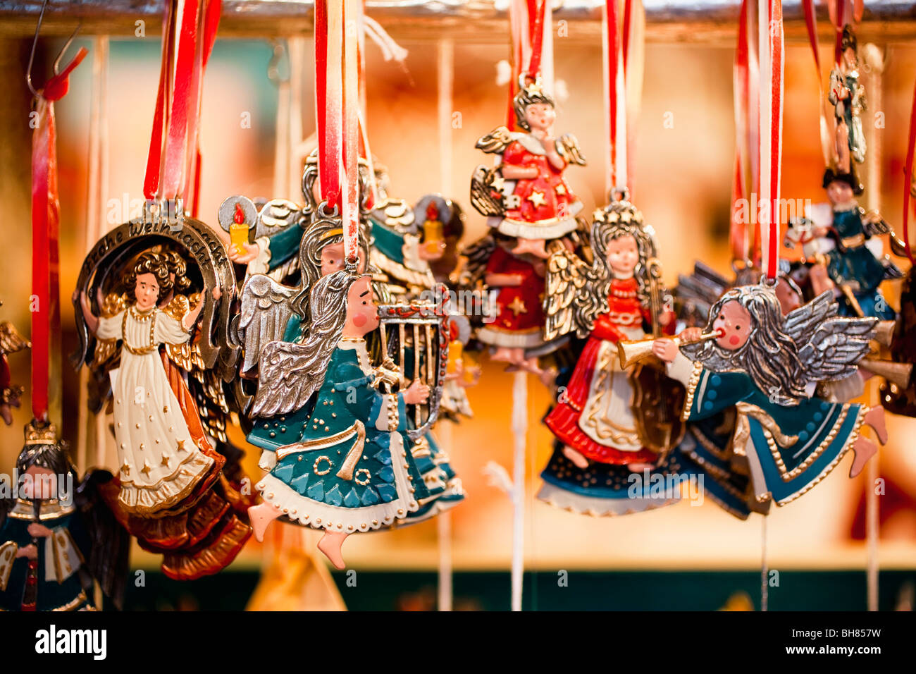 Gli angeli di natale Foto Stock