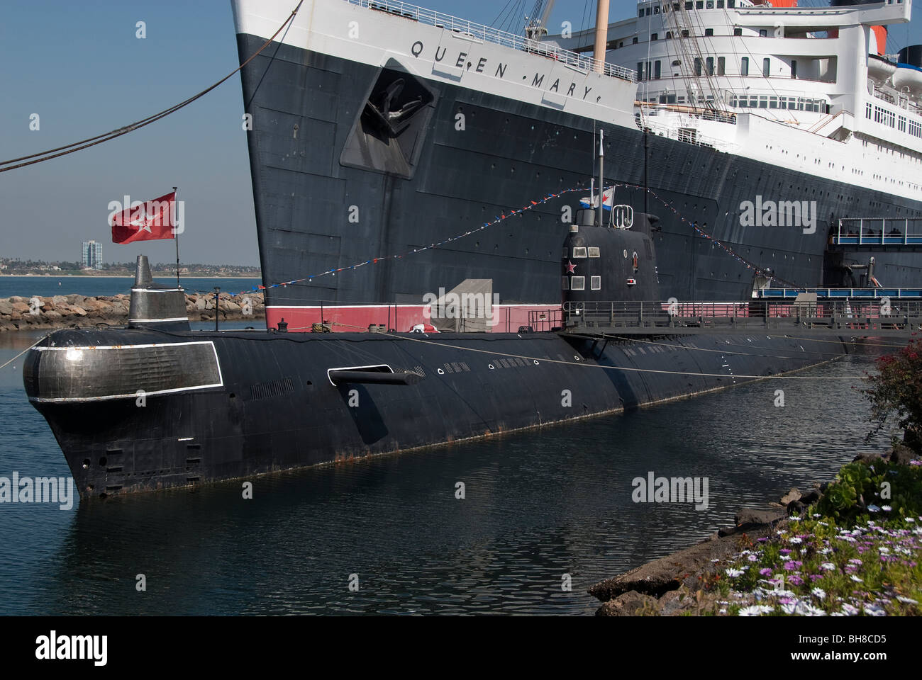 Il russo Scorpion Foxtrot-Class sommergibile Long Beach California USA Foto Stock