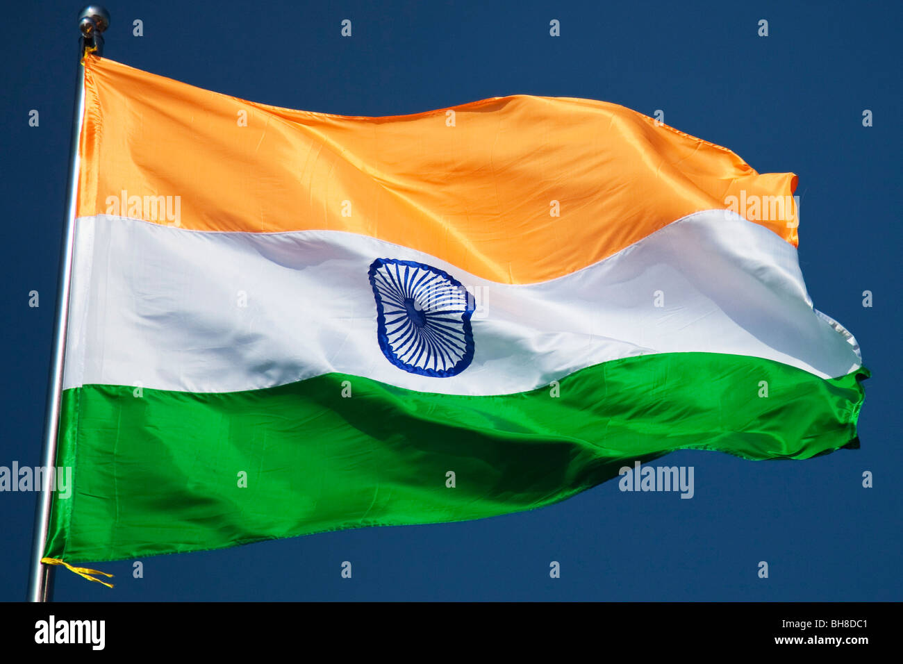 Bandiera dell'India Foto Stock
