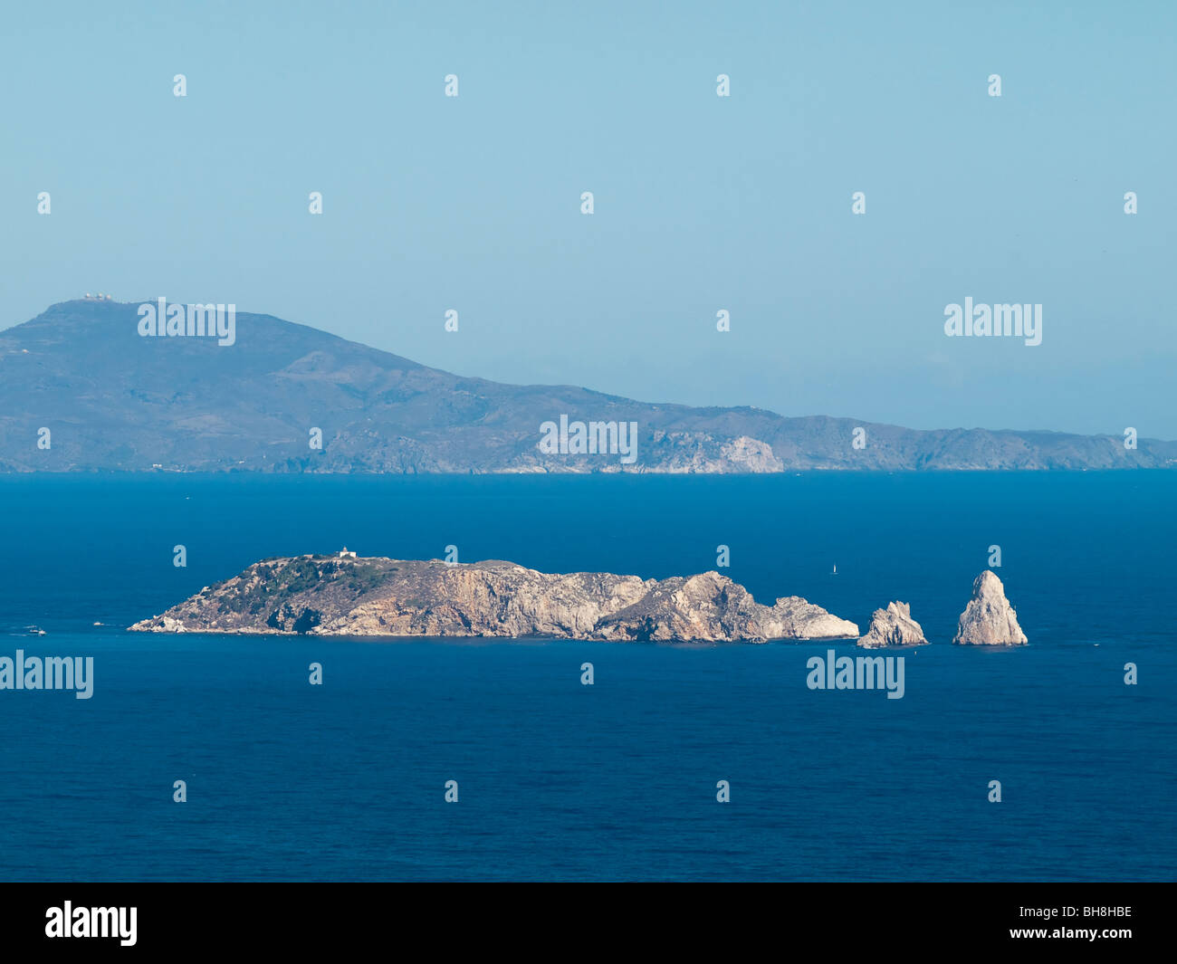 Isole Medes, Illas Medes Ntional Park in Spagna, L'Estartit Foto Stock