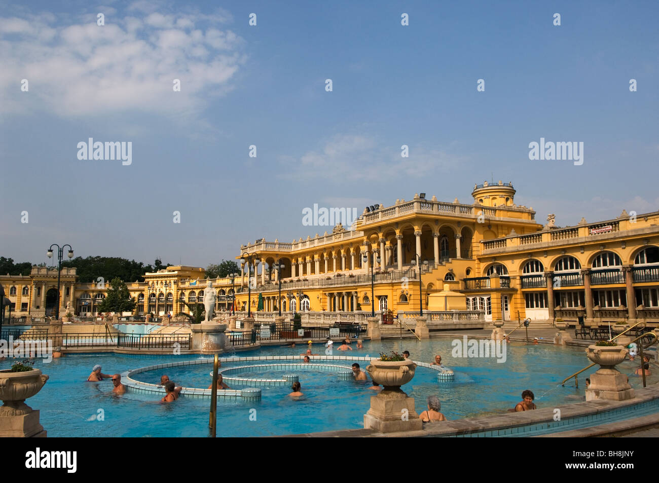 Budapest, Ungheria. Bagni Széchenyi Foto Stock