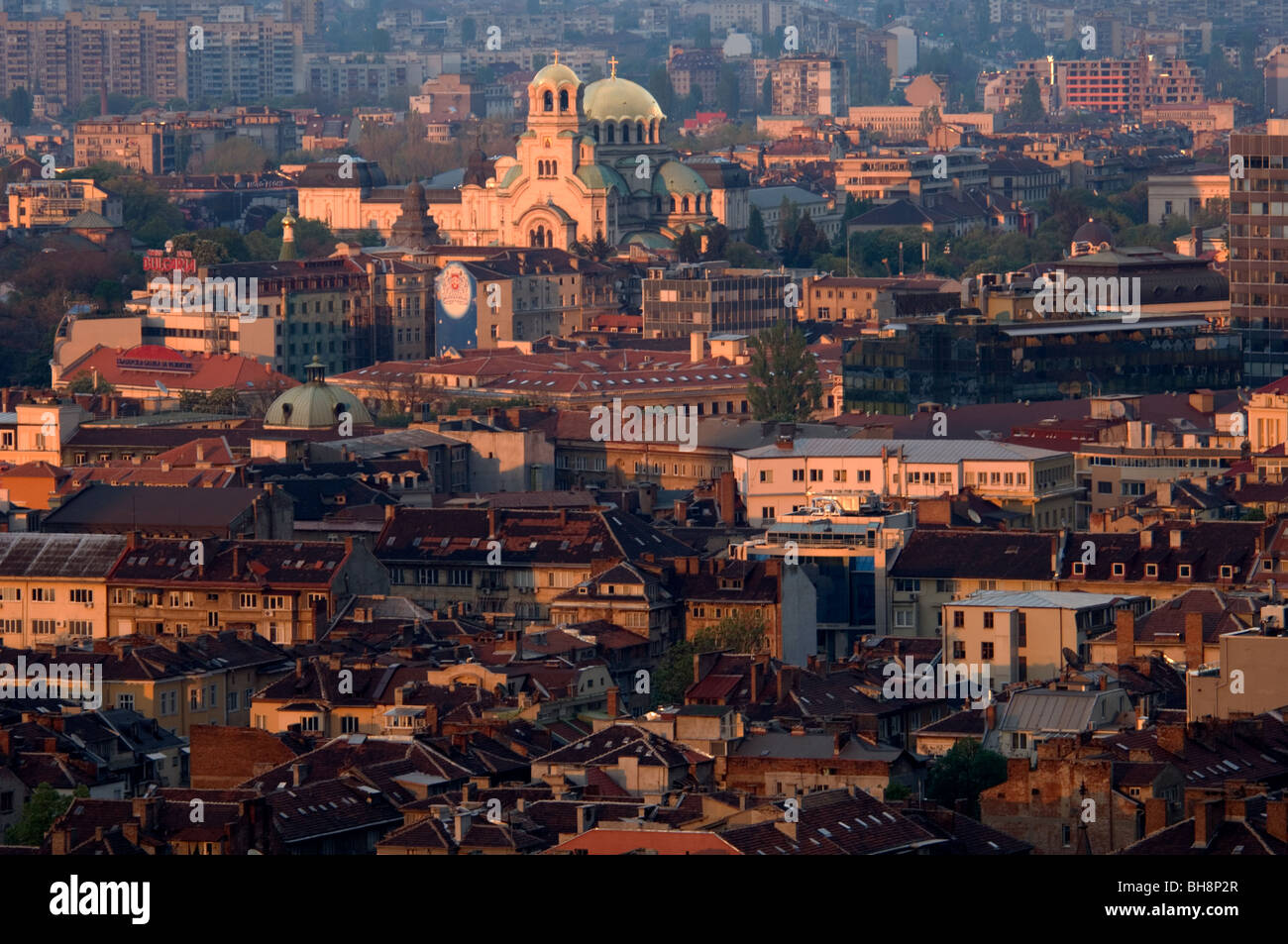 Sofia, Bulgaria. La Cattedrale Alexander Nevsky Foto Stock