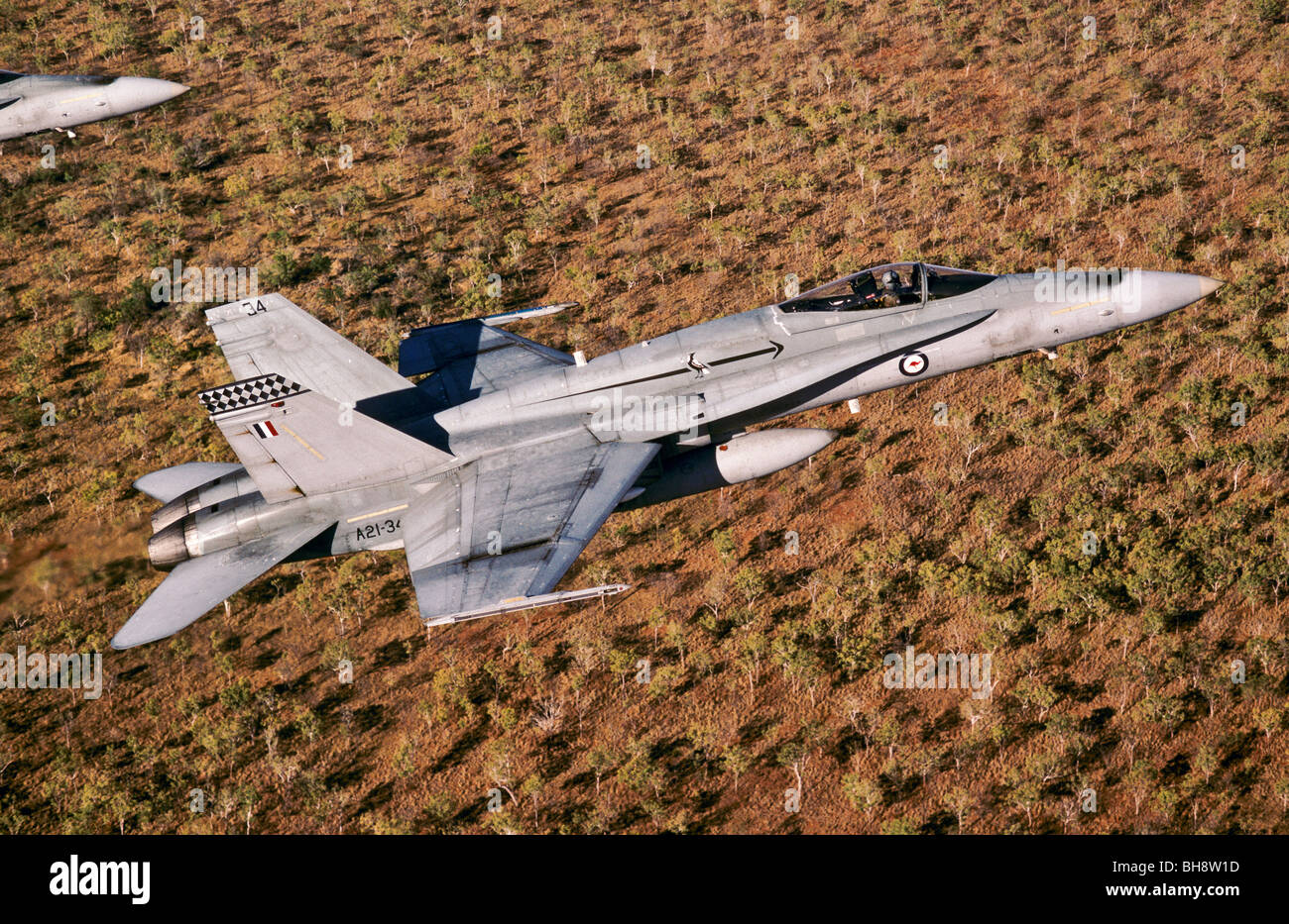 F/A-18 Hornet jet fighters Australia Foto Stock