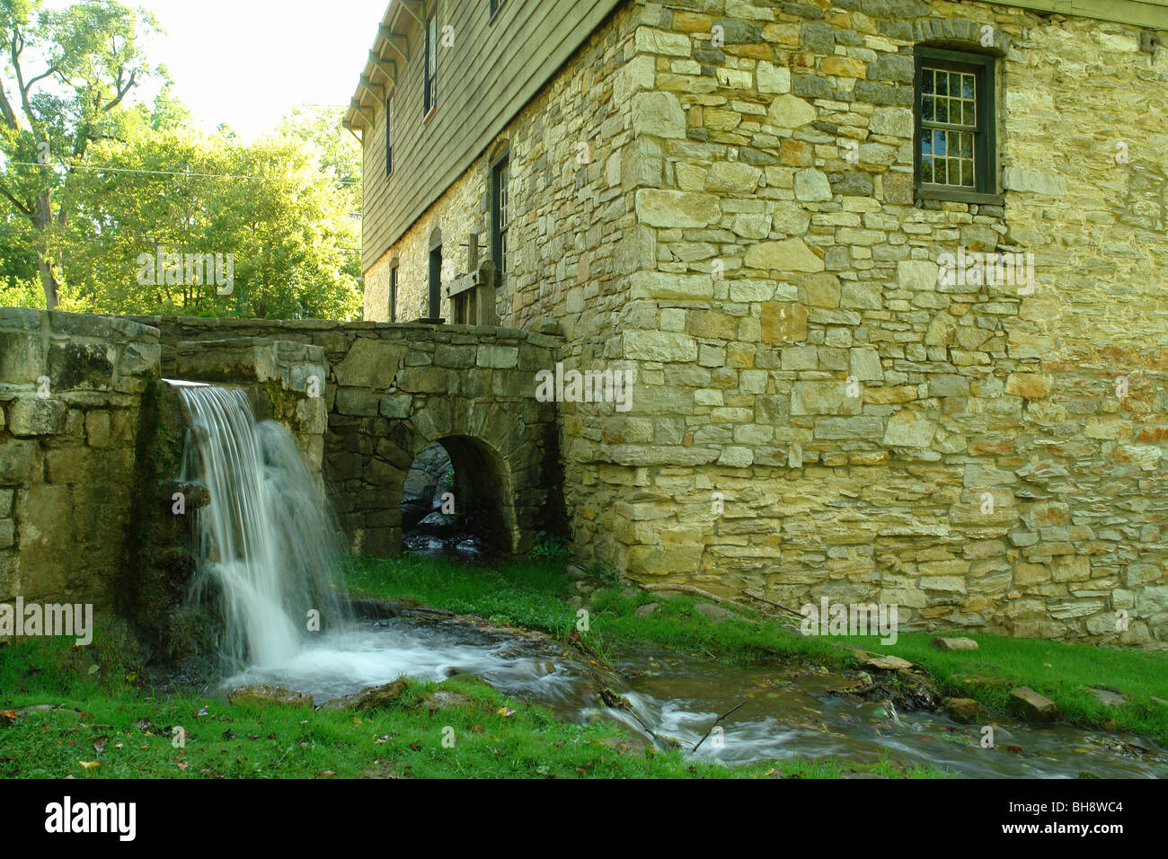 AJD63996, Millwood, VA, Virginia, Shenandoah Valley, Burwell-Morgan Mill Foto Stock