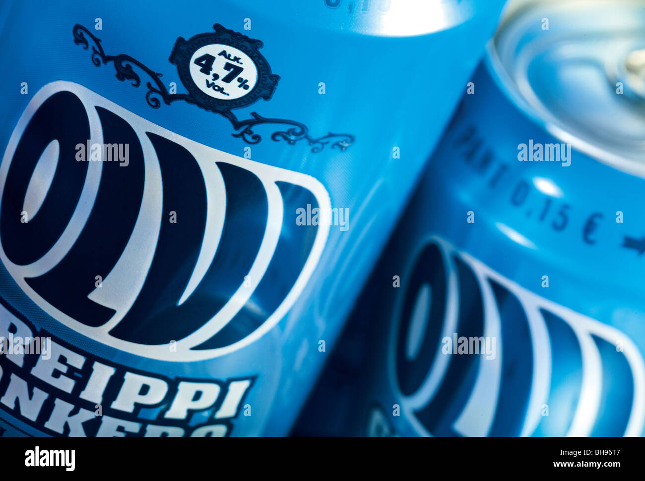 Le lattine in alluminio Foto Stock