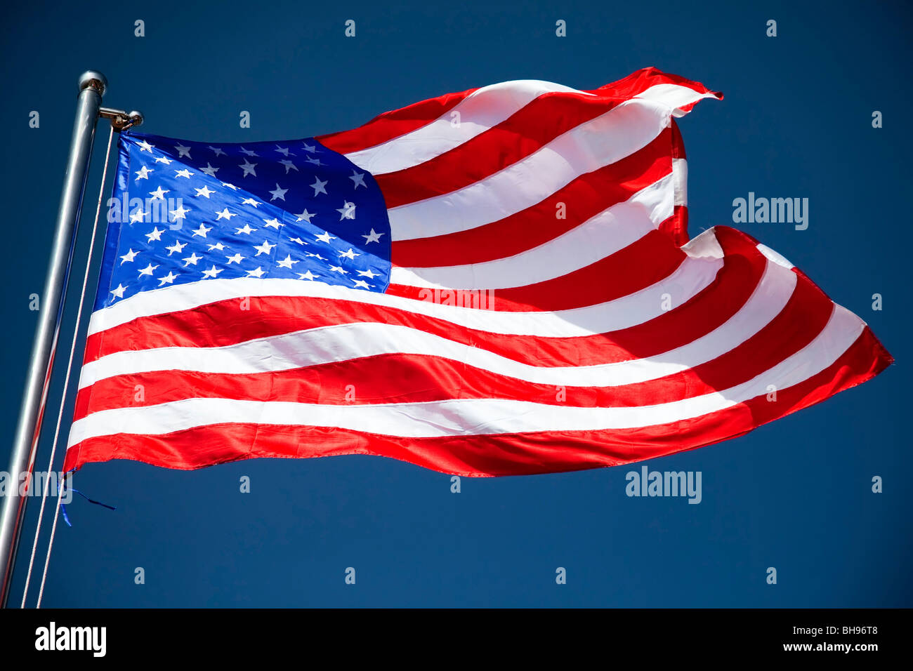 Bandiera degli Stati Uniti d'America Foto Stock