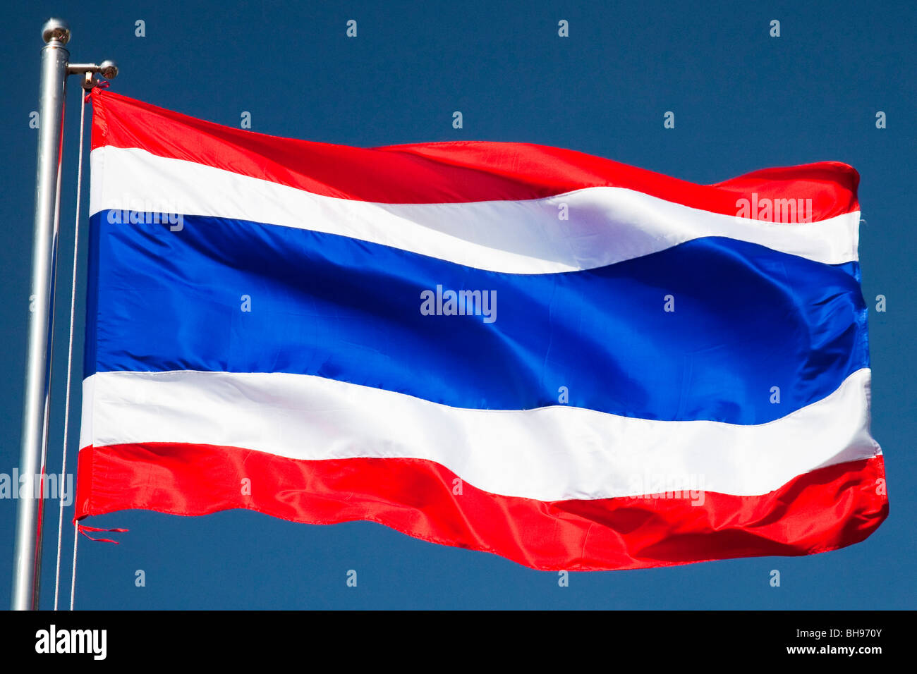 Bandiera della Thailandia Foto Stock