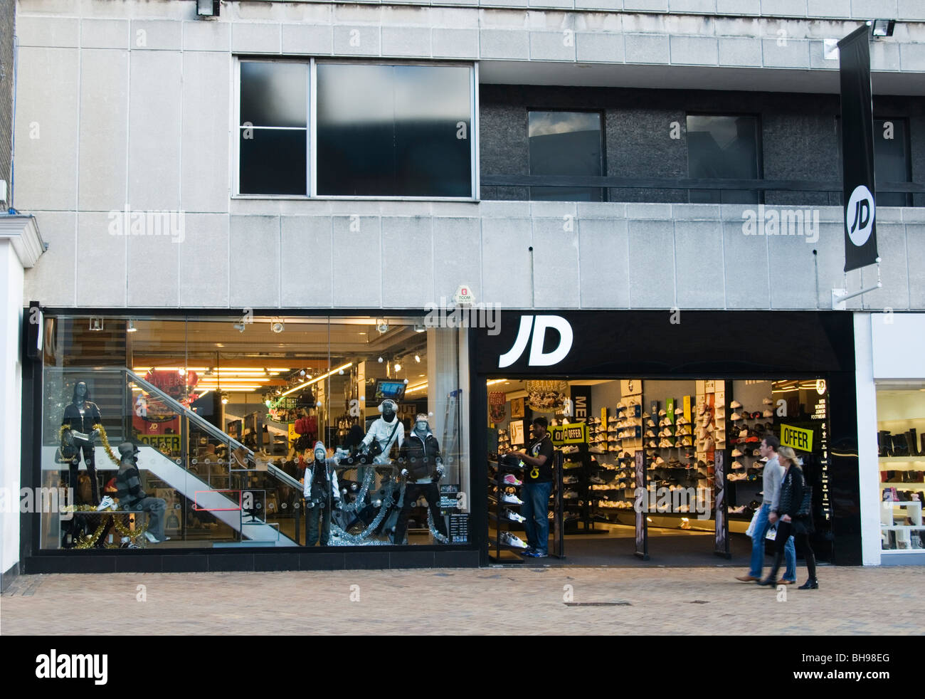 JD sport shop in High Street, Bromley, Kent, Inghilterra Foto Stock