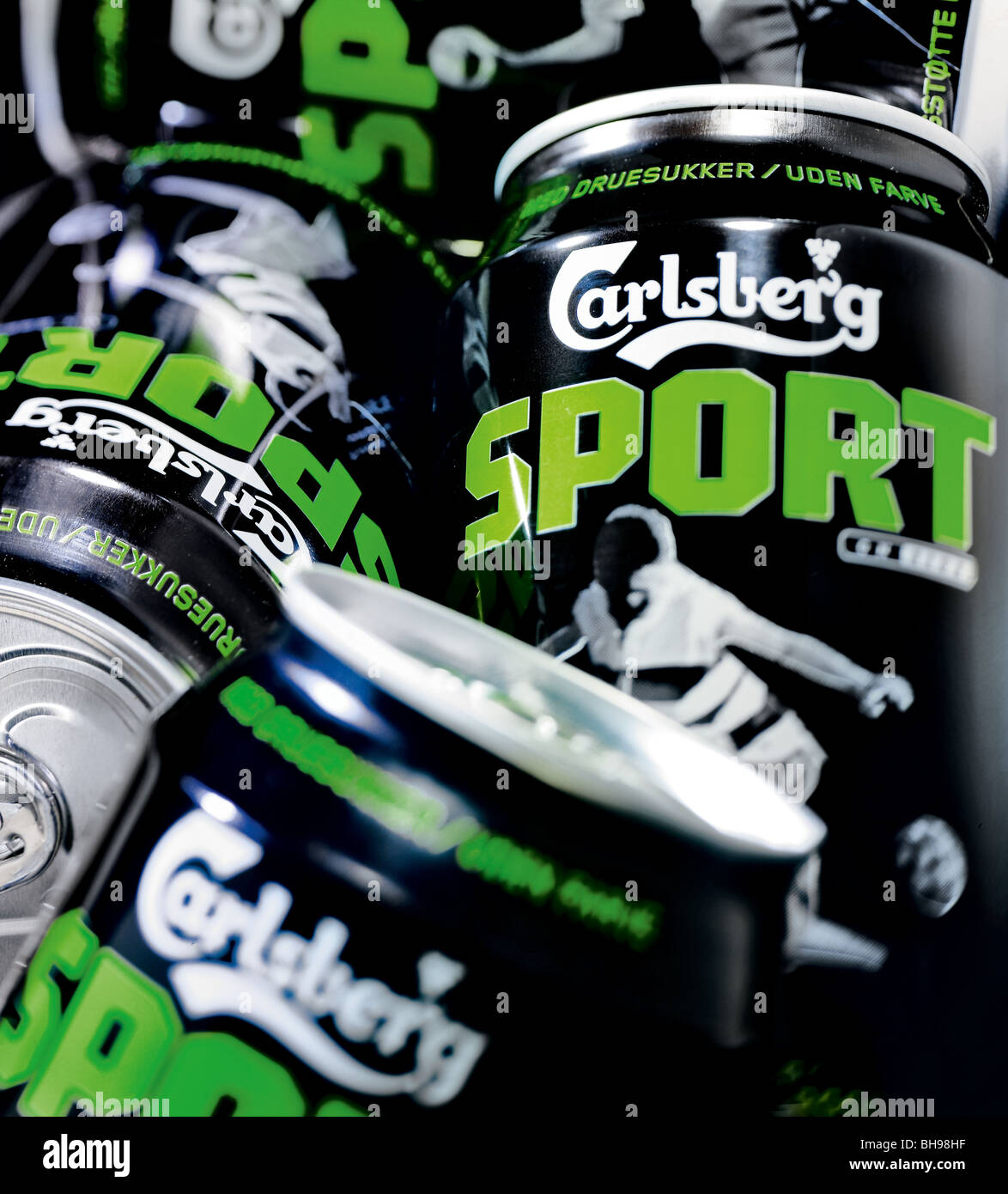 Le lattine in alluminio Foto Stock