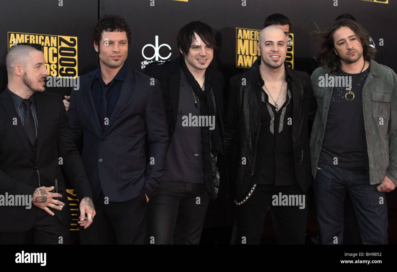 DAUGHTRY 2009 American Music Awards DOWNTOWN LOS ANGELES CA USA 22 Novembre 2009 Foto Stock