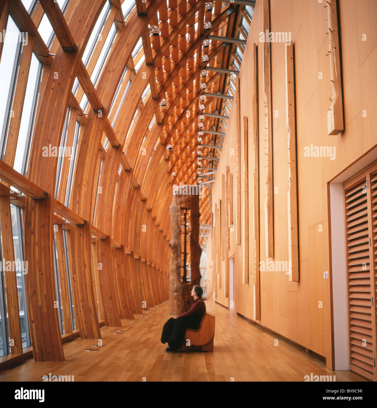La nuova Galleria Italia presso la Galleria d'Arte di Ontario progettato dall architetto Frank Gehry Toronto, Ontario Canada KATHY DEWITT Foto Stock
