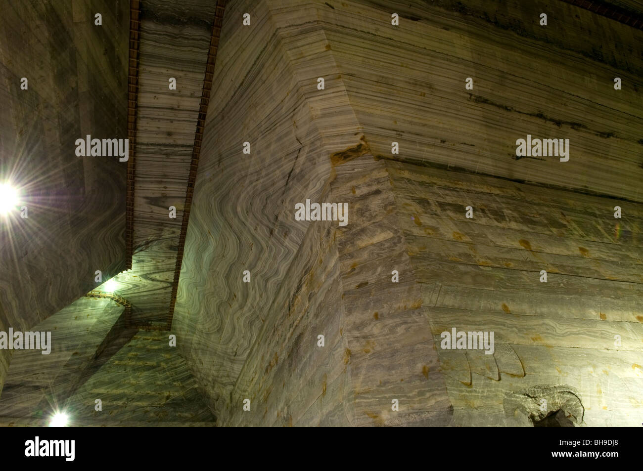 Slanic Miniera di sale della Romania in Europa orientale Foto Stock