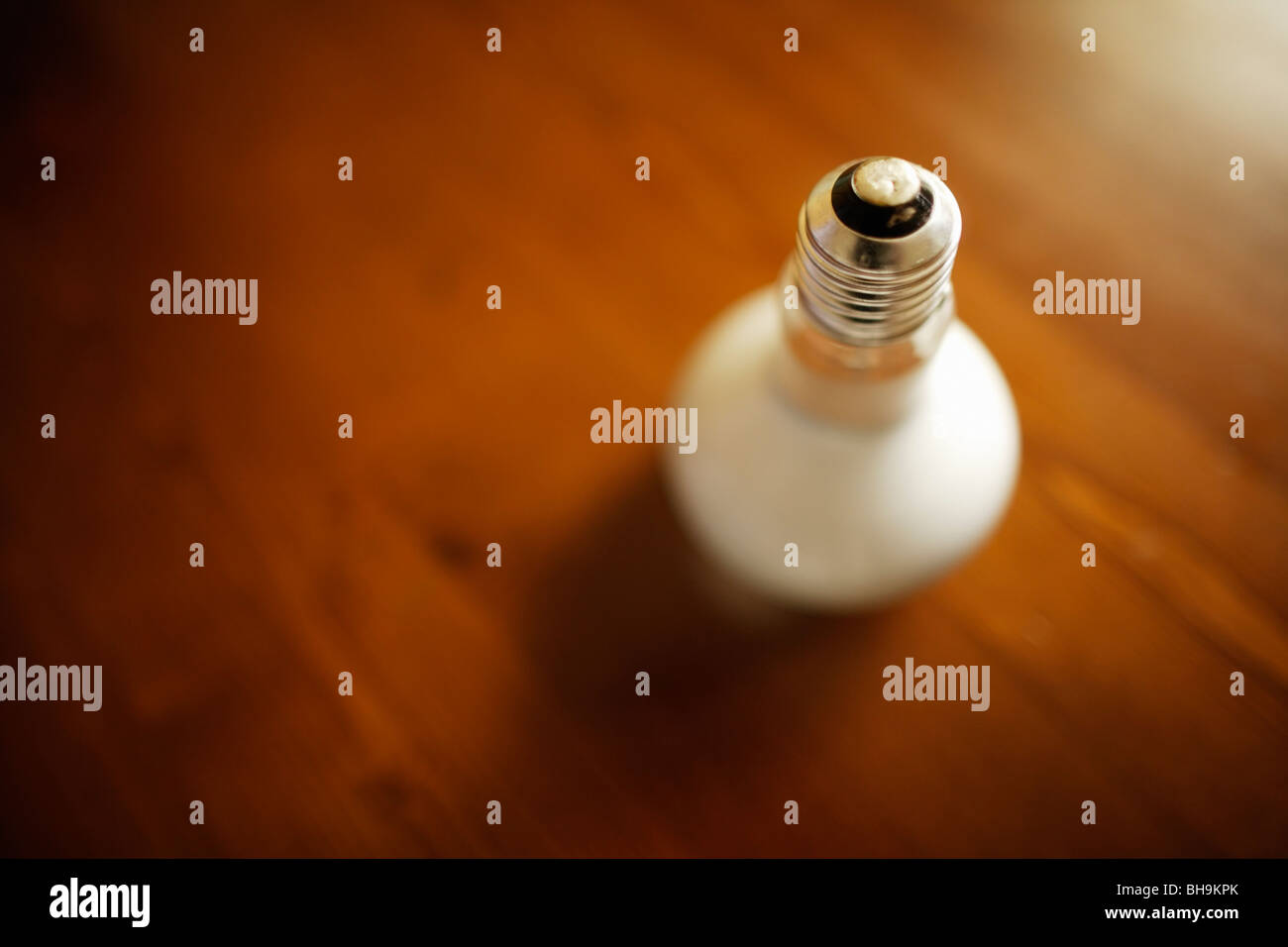 Avvitare la lampadina di luce Foto Stock