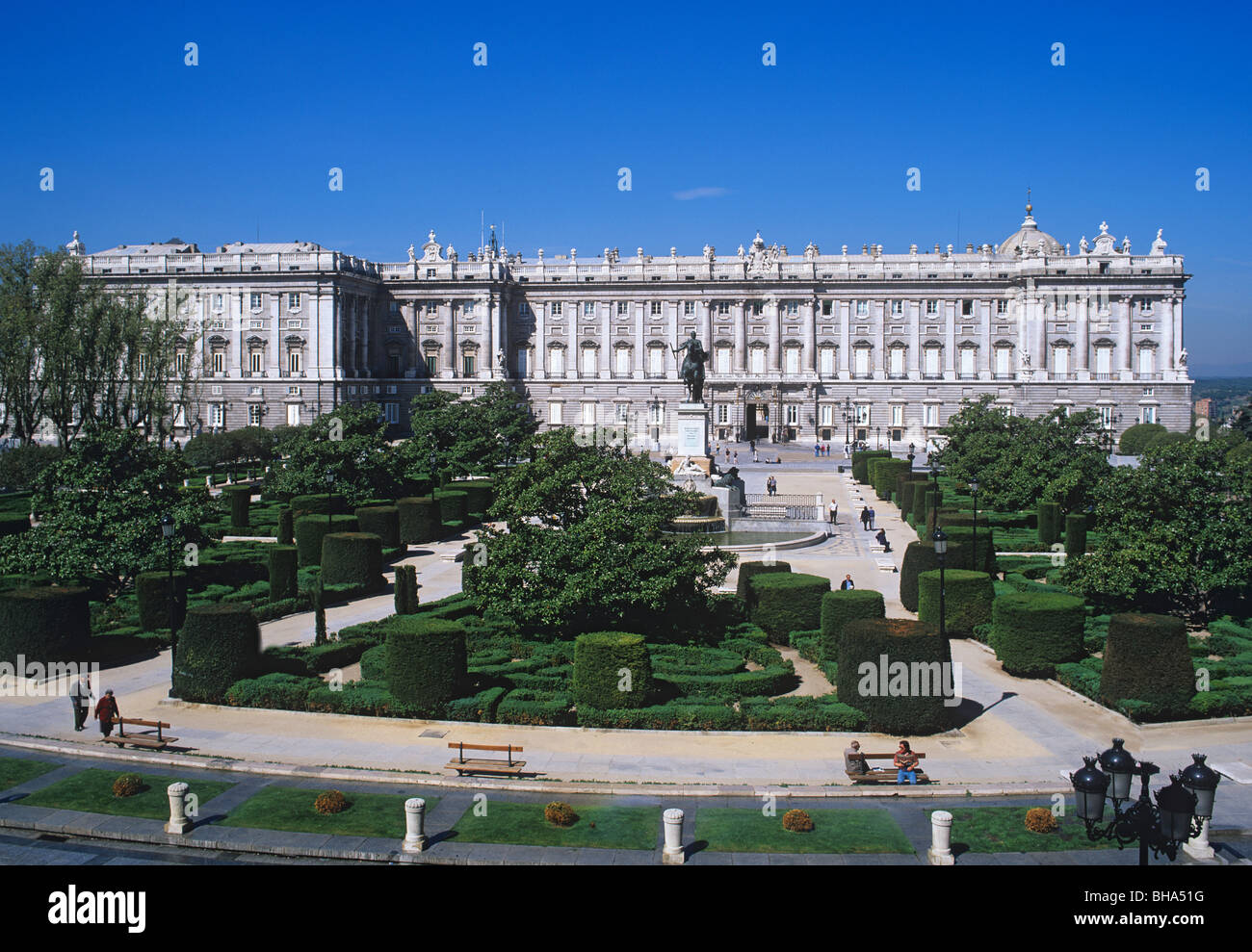 Royal Palace, Madrid, Spagna, Europa Foto Stock