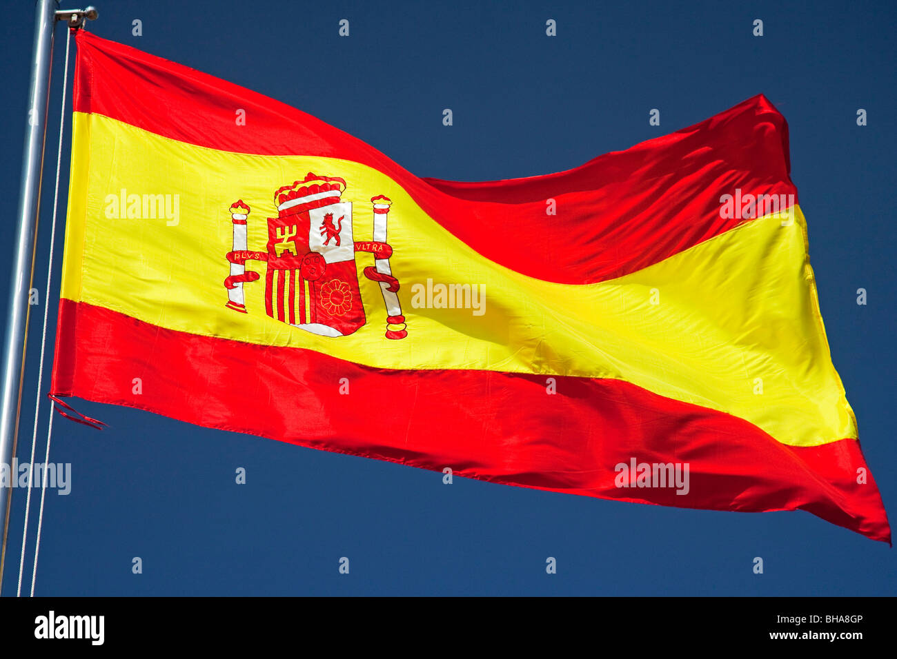 Bandiera della Spagna Foto Stock