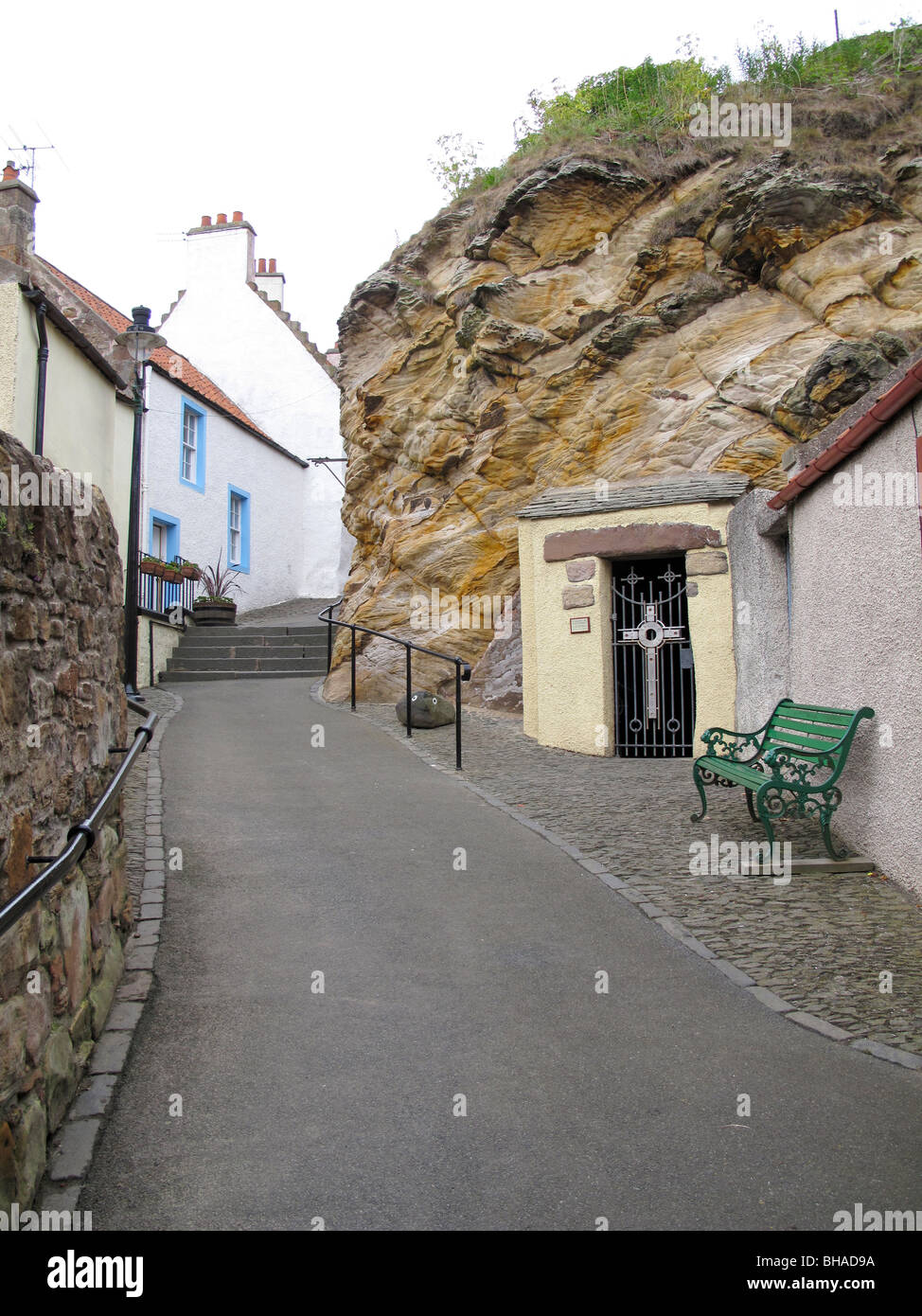 St Fillans Grotta Pittenweem Fife Scozia Scotland Foto Stock