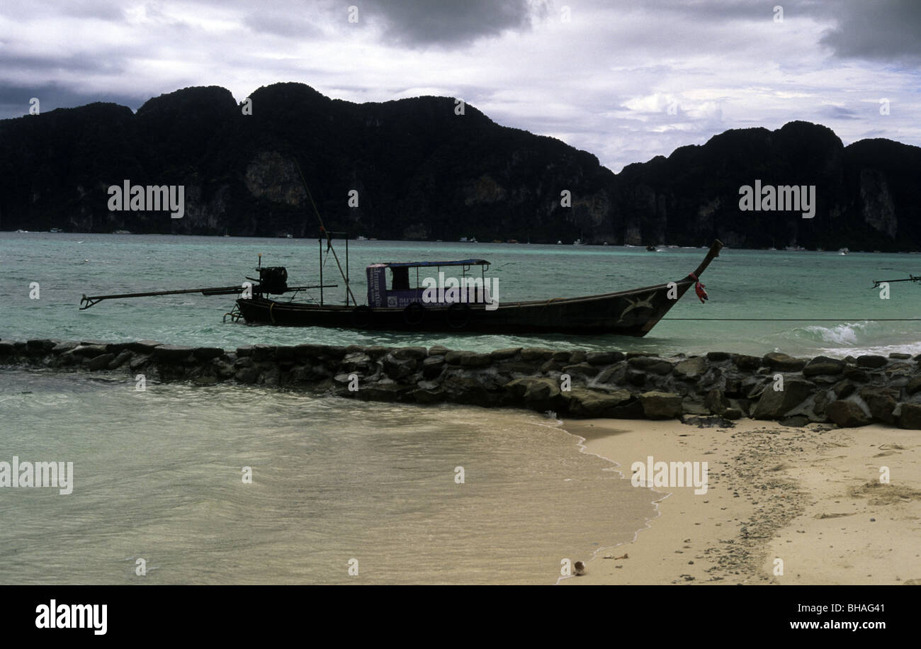 Paesaggio di Phi Phi Island in Phuket, Tailandia Foto Stock