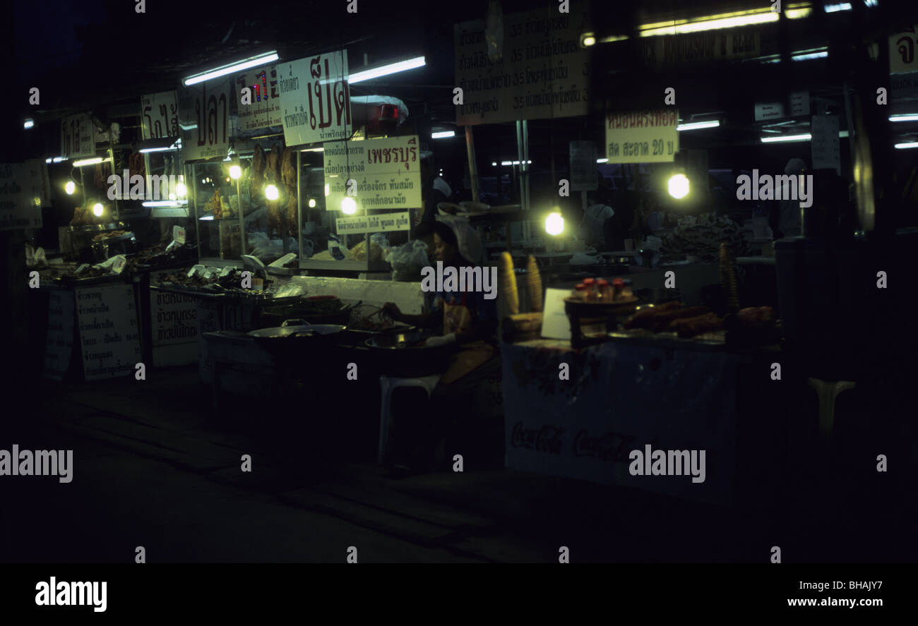 Il mercato notturno in Phuket, Tailandia Foto Stock
