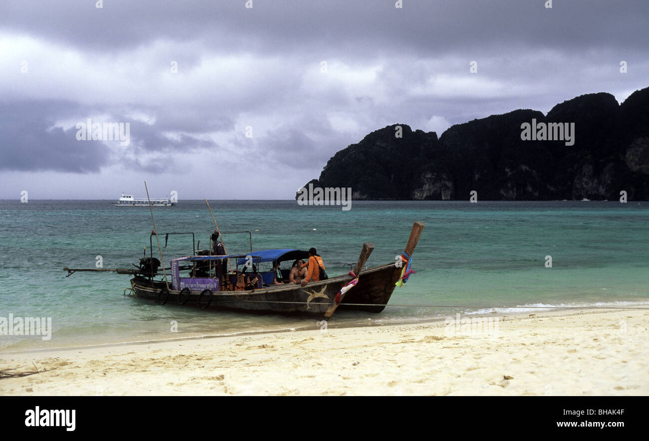 Paesaggio di Phi Phi Island in Phuket, Tailandia Foto Stock