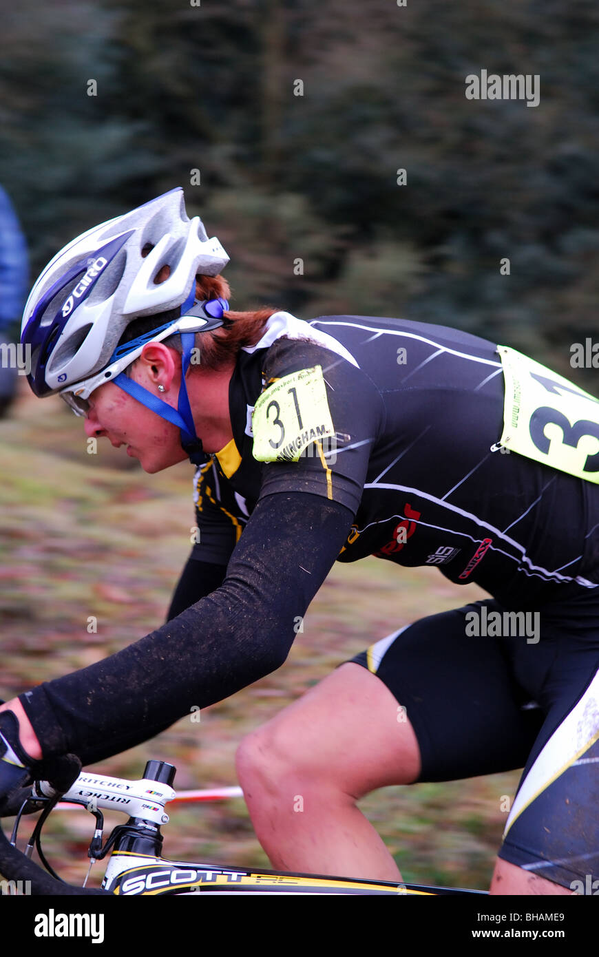 Cyclo-Cross UK Campionato Nazionale Race 2010. Foto Stock