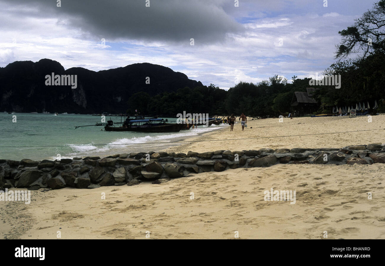 Paesaggio di Phi Phi Island in Phuket, Tailandia Foto Stock