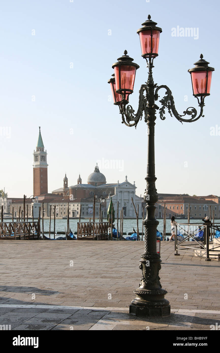 Piazza San Marco e la chiesa di san Giorgio, Venezia (Venezia), l'UNESCO, veneto, Italia Foto Stock