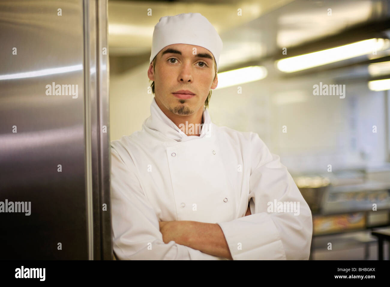 Ritratto di un maschio di chef Foto Stock