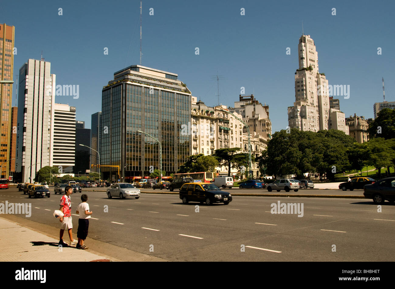 Buenos Aires Argentina Plaza San Martin City Town Foto Stock
