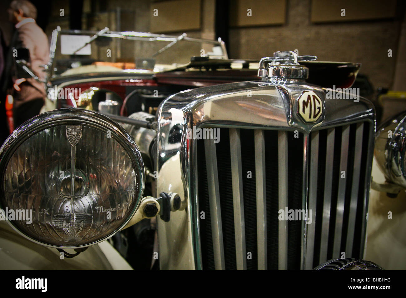 1951 mg TD sovralimentato 2 Roadster sedile Foto Stock