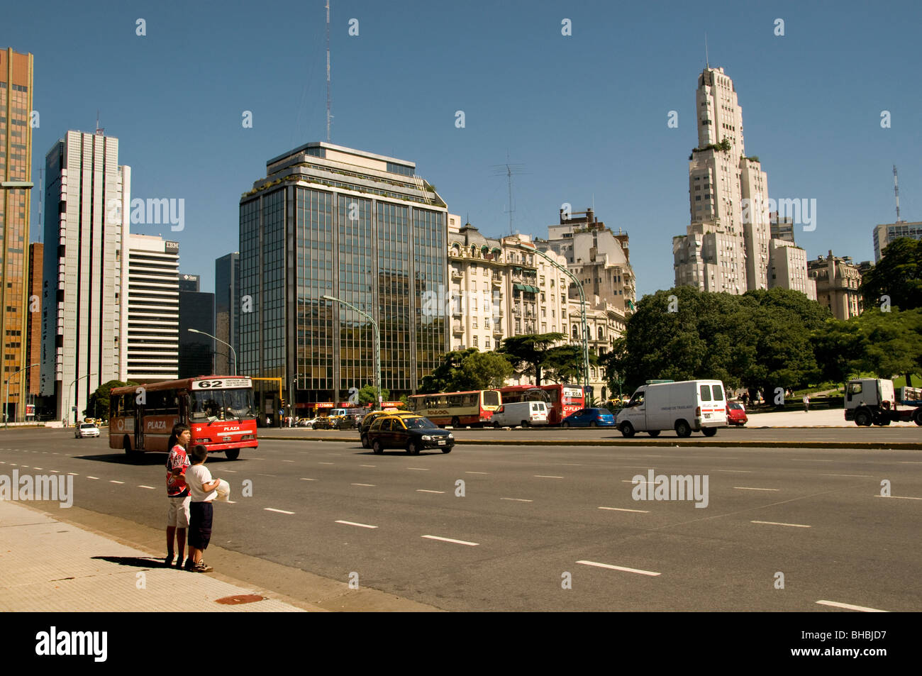 Buenos Aires Argentina Plaza San Martin City Town Foto Stock