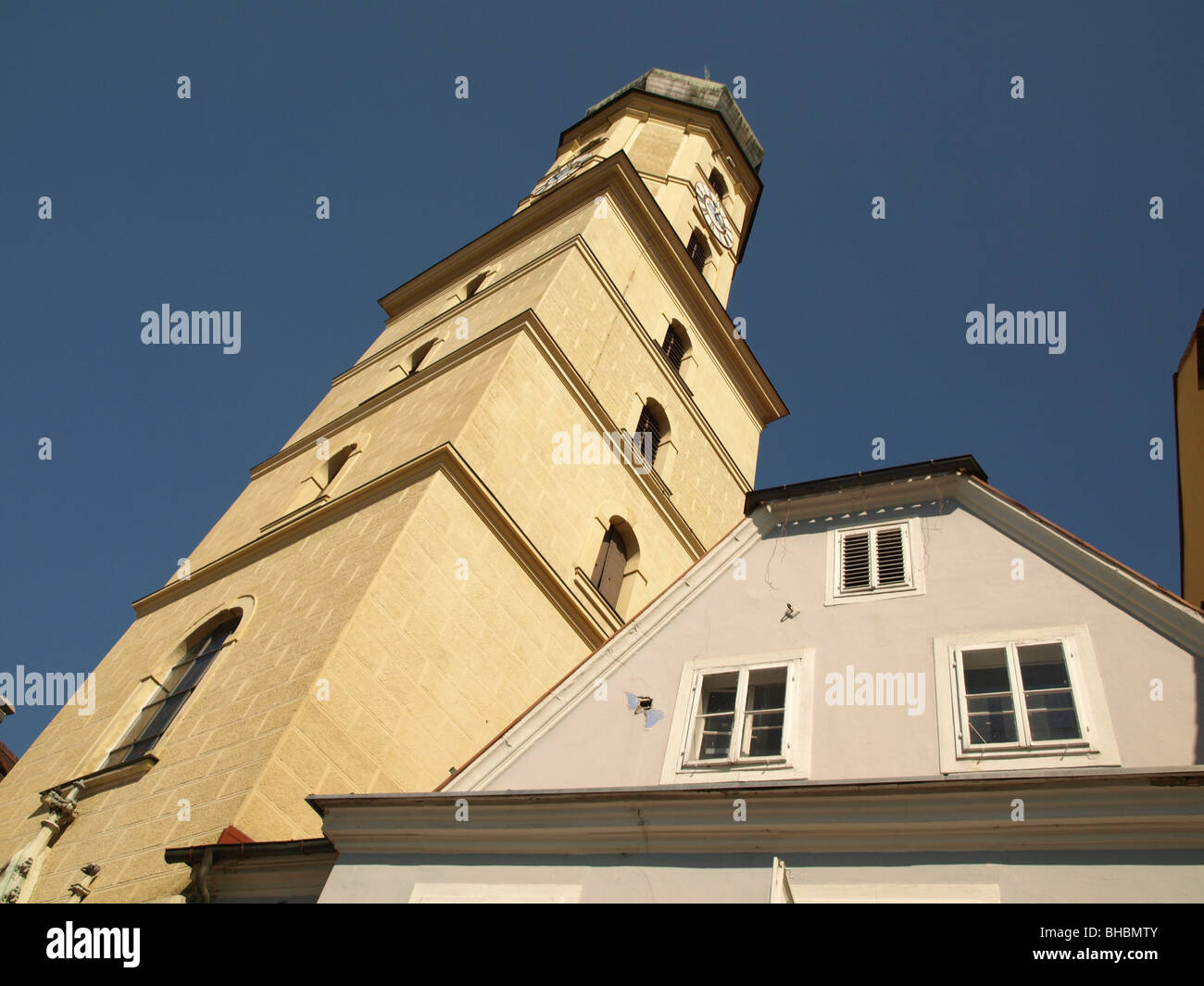 Franziskanerkirche chiesa in Graz, Stiria, Austira Foto Stock