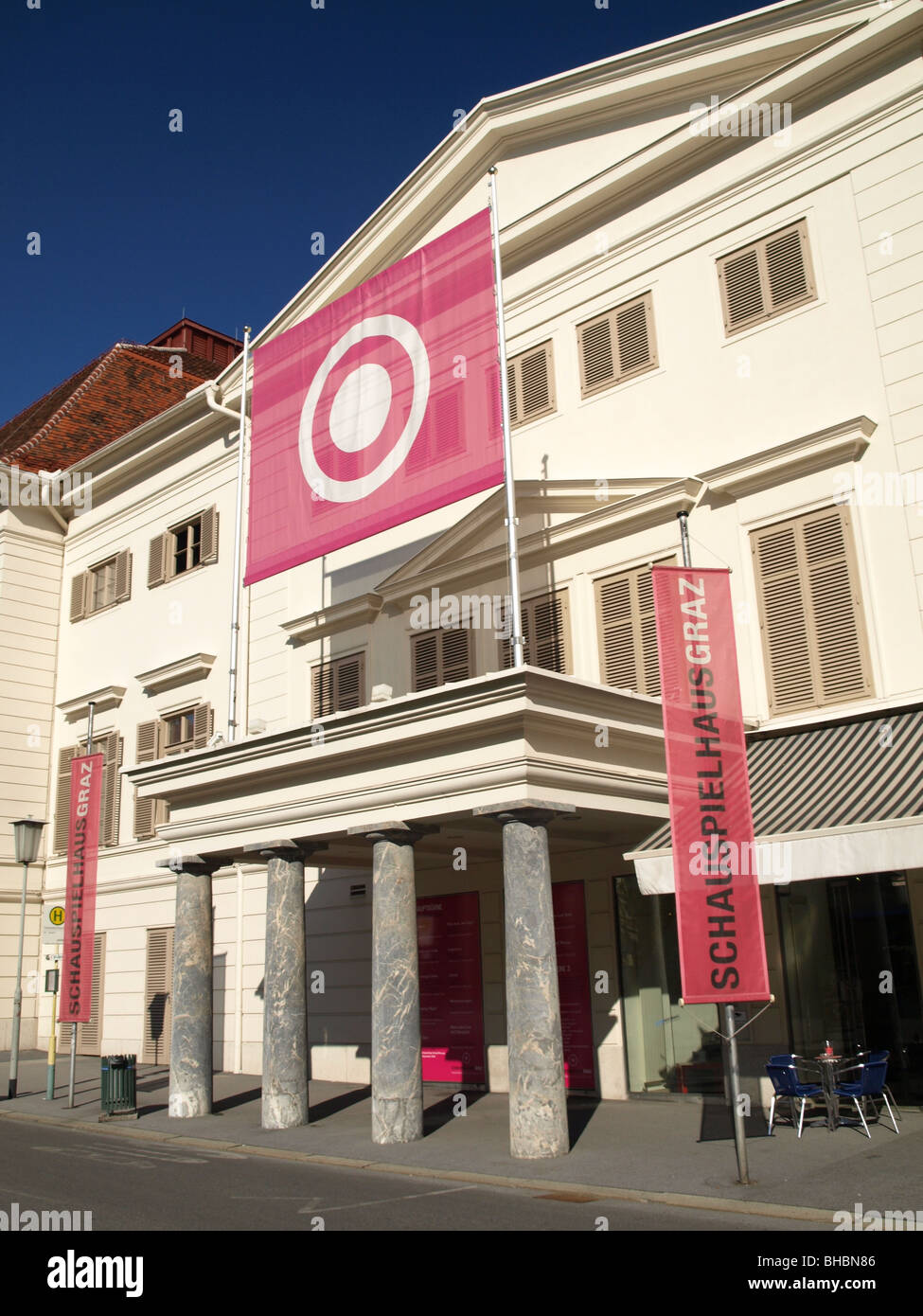 Edificio di Schauspielhaus, teatro principale di Graz, Stiria, Austria Foto Stock