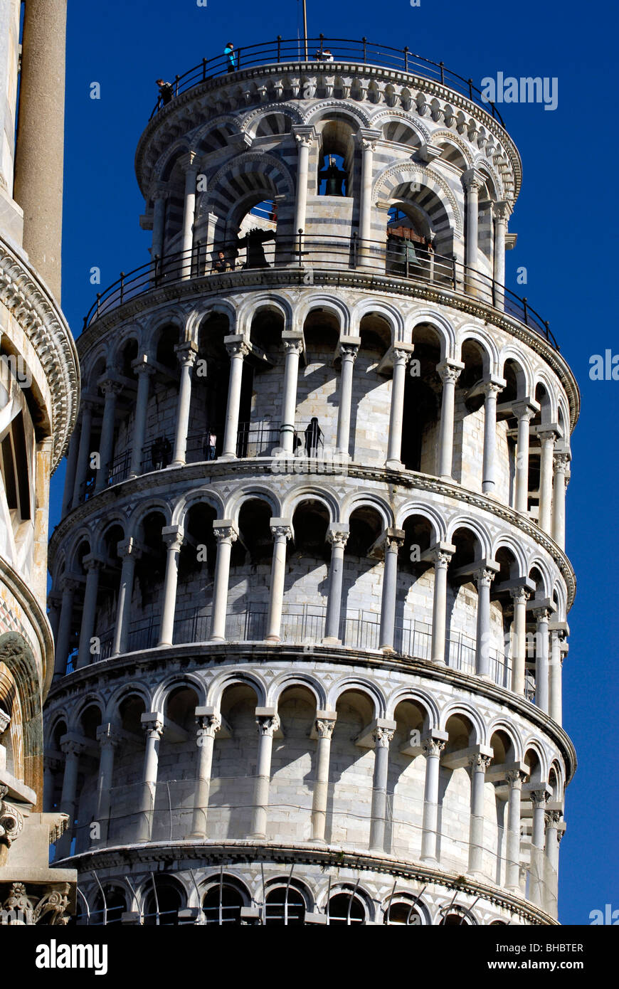 Torre pendente di Pisa Pisa Toscana Italia Foto Stock