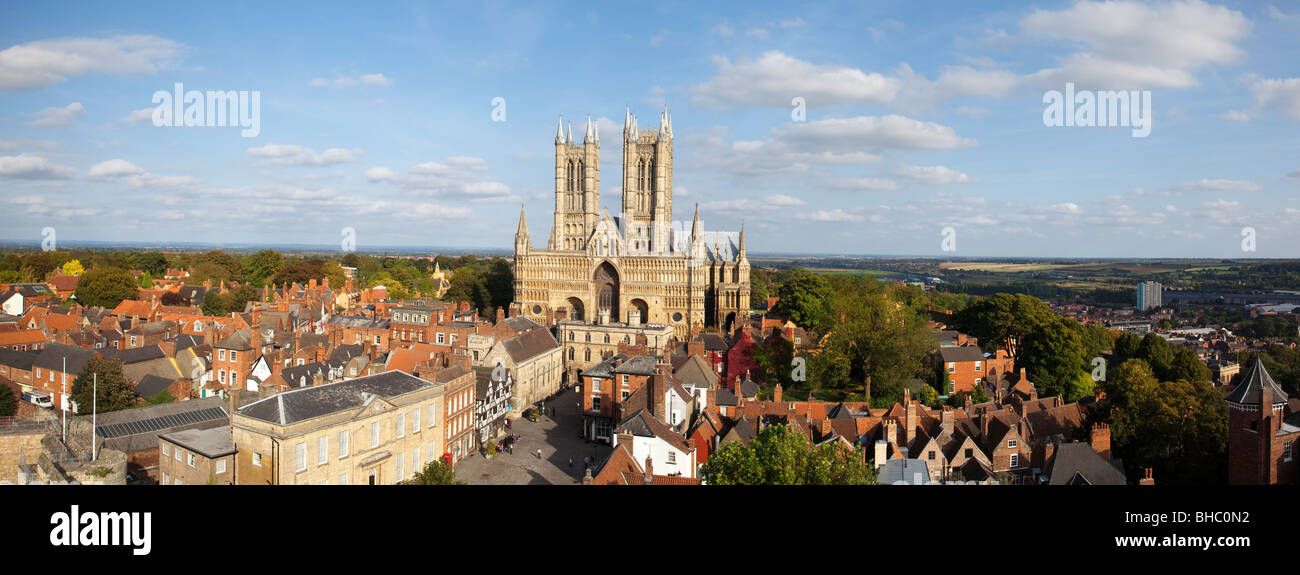 [Cattedrale di Lincoln] Lincolnshire UK Foto Stock