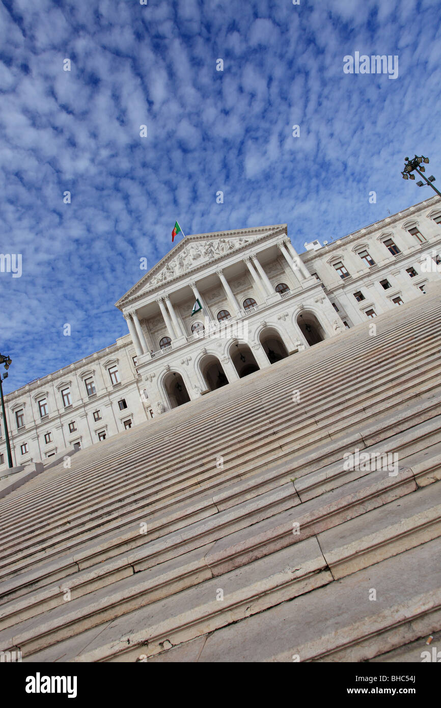 Il parlamento di Lisbona, Portogallo Foto Stock