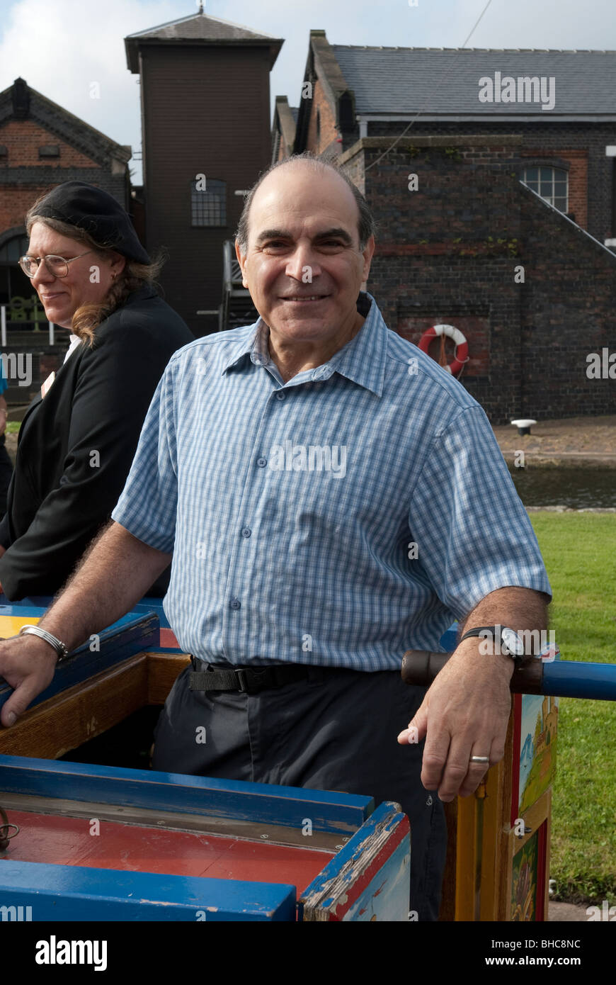 Hercule Poirot David Suchet attore Foto Stock