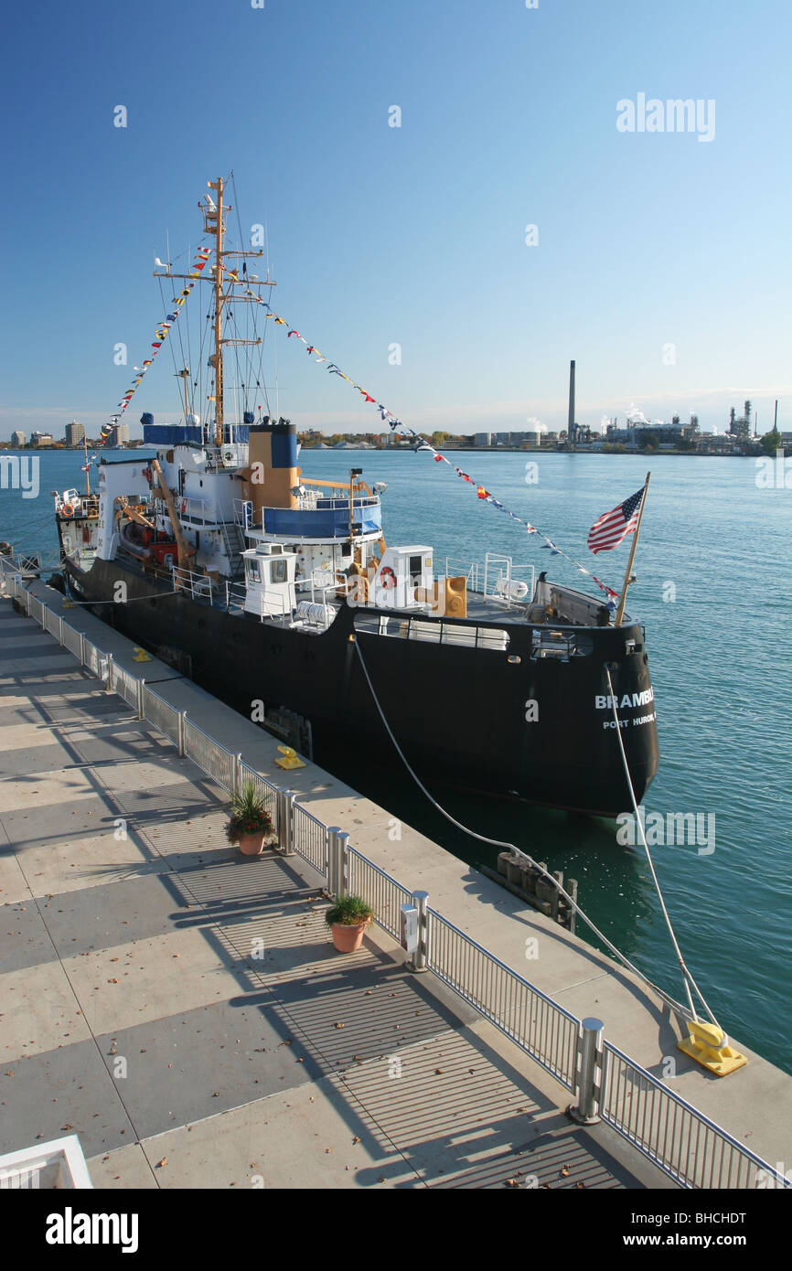Guardacoste rovo Museum di Port Huron, Michigan, Stati Uniti d'America. Foto Stock