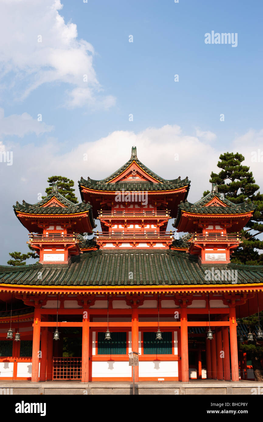 Heian Jingu, Kyoto, Giappone Foto Stock